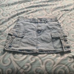 Project Rebel Denim skirt 