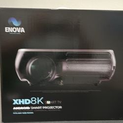 Enova XHD 8k Projector And Motorized  SI-72 Screen 