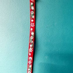 Festive Christmas holiday Plaid dog pet collar supplies S Small M Medium