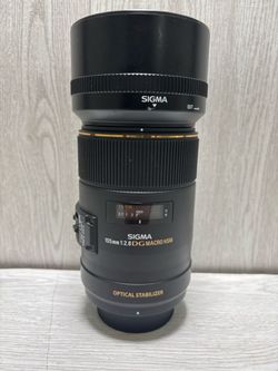 Sigma 105mm f2.8 EX DG OS HSM Macro Lens for Nikon (A1G007710)