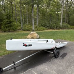 12 foot Topaz Topper Sailboat