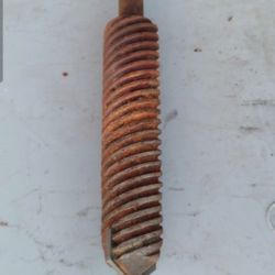 Vintage Metal Tap Drill Boring 1 Inch Wide 11 3/4 Inch Long