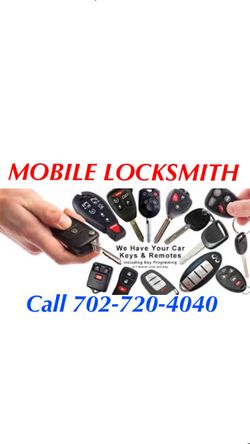 Mobile locksmith - car key and remotes