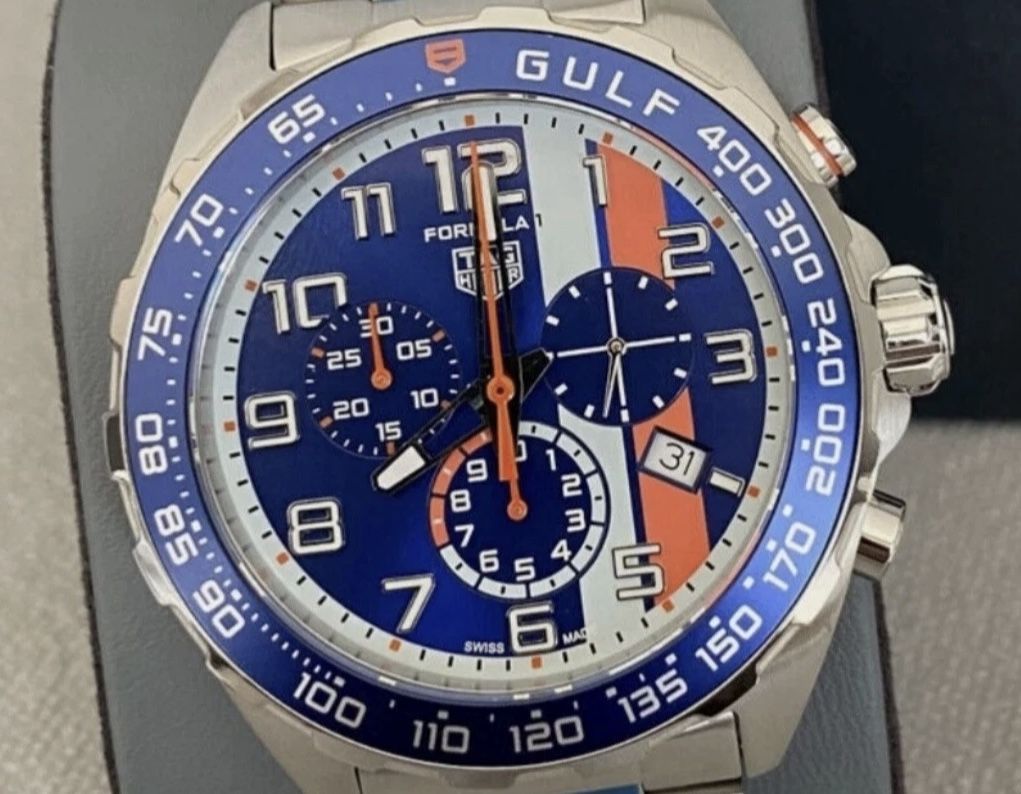 Tag Heuer Formula 1 Gulf Special Edition 43mm Like New