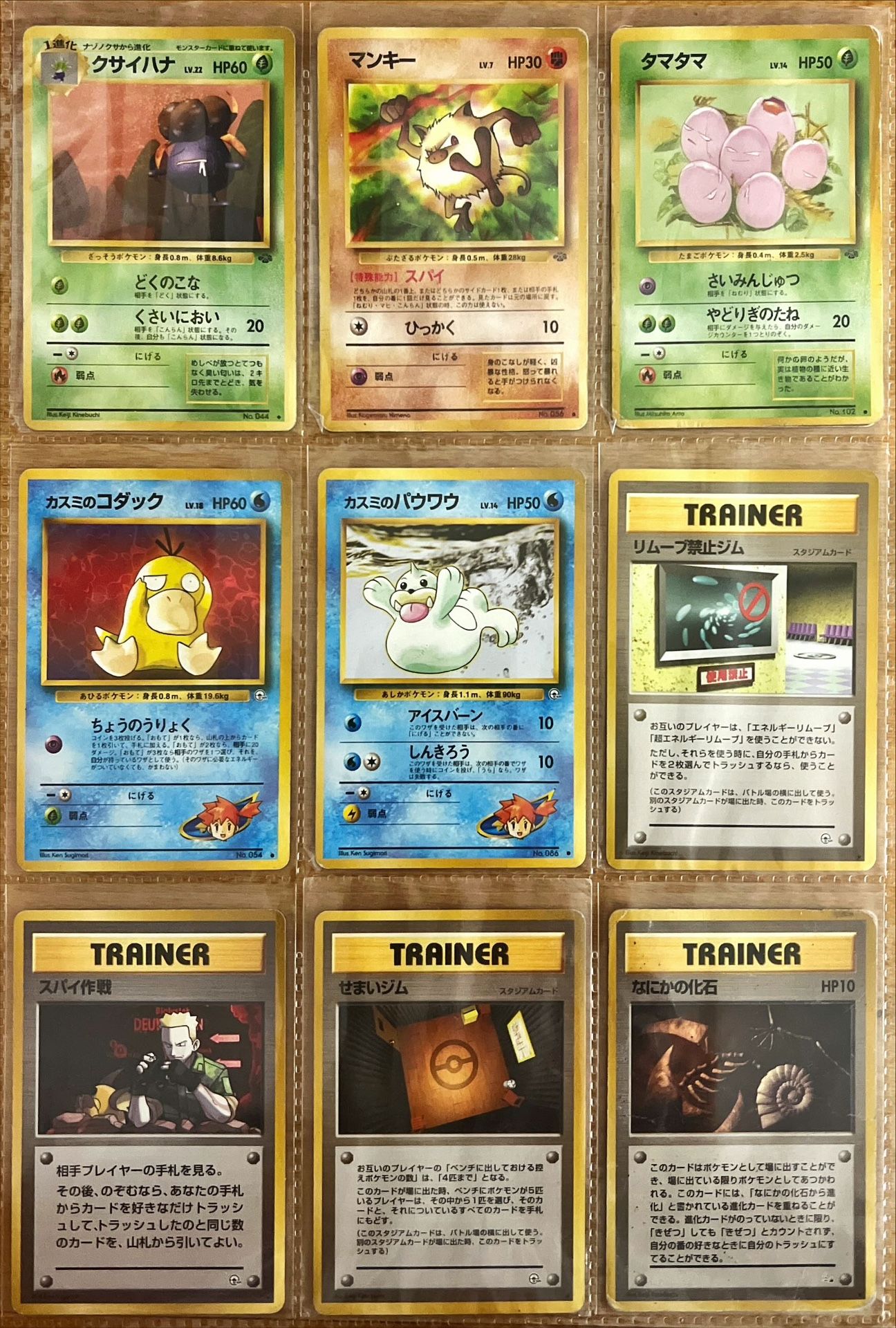 Japanese Pokemon Trading Cards