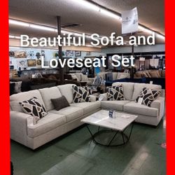 💥 Sofa And Loveseat Set 