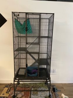 Pet cage. Rat, ferret, chinchilla