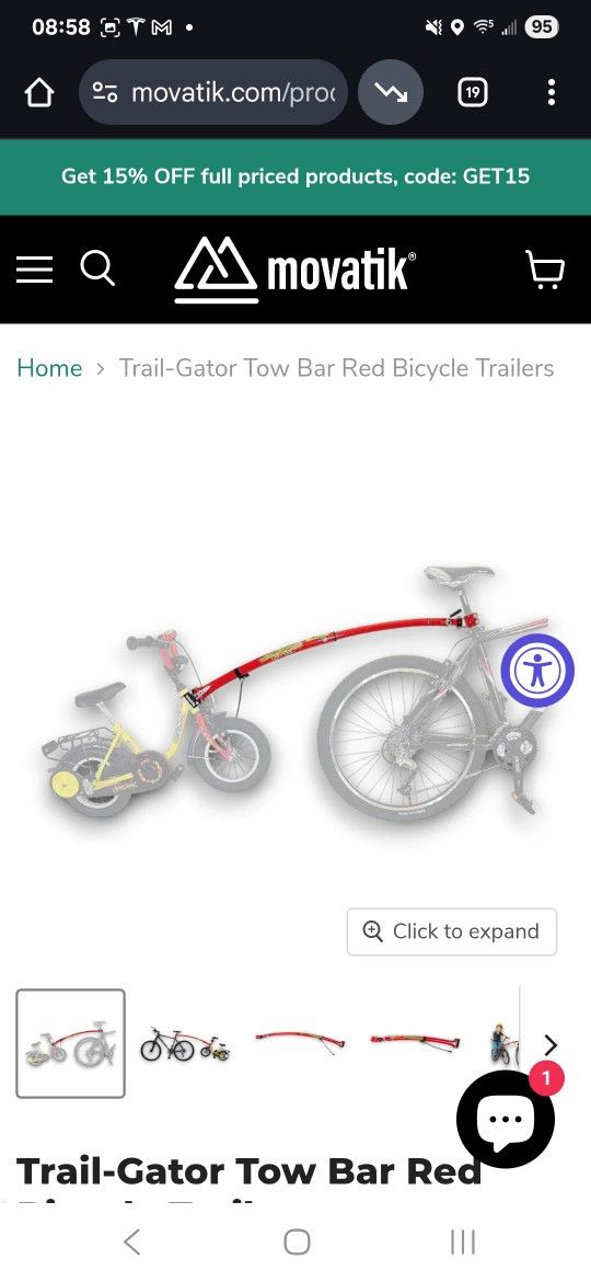 Trail Gator Bike Tow Bar Kids Tandem With Bike!