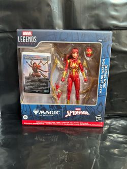 Marvel legends Mary Jane Iron spider magic the gathering