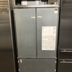 Sub Zero 42”Wide Panel Ready Built In French Style Refrigerator 