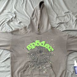 Grey Sp5der Hoodie