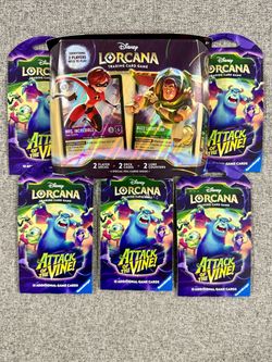 TCG Attack of the Vine / Disney Lorcana Wilds Unknown Chapter 12 Starter Deck