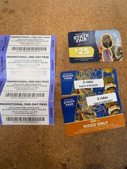 Washington state fair tickets