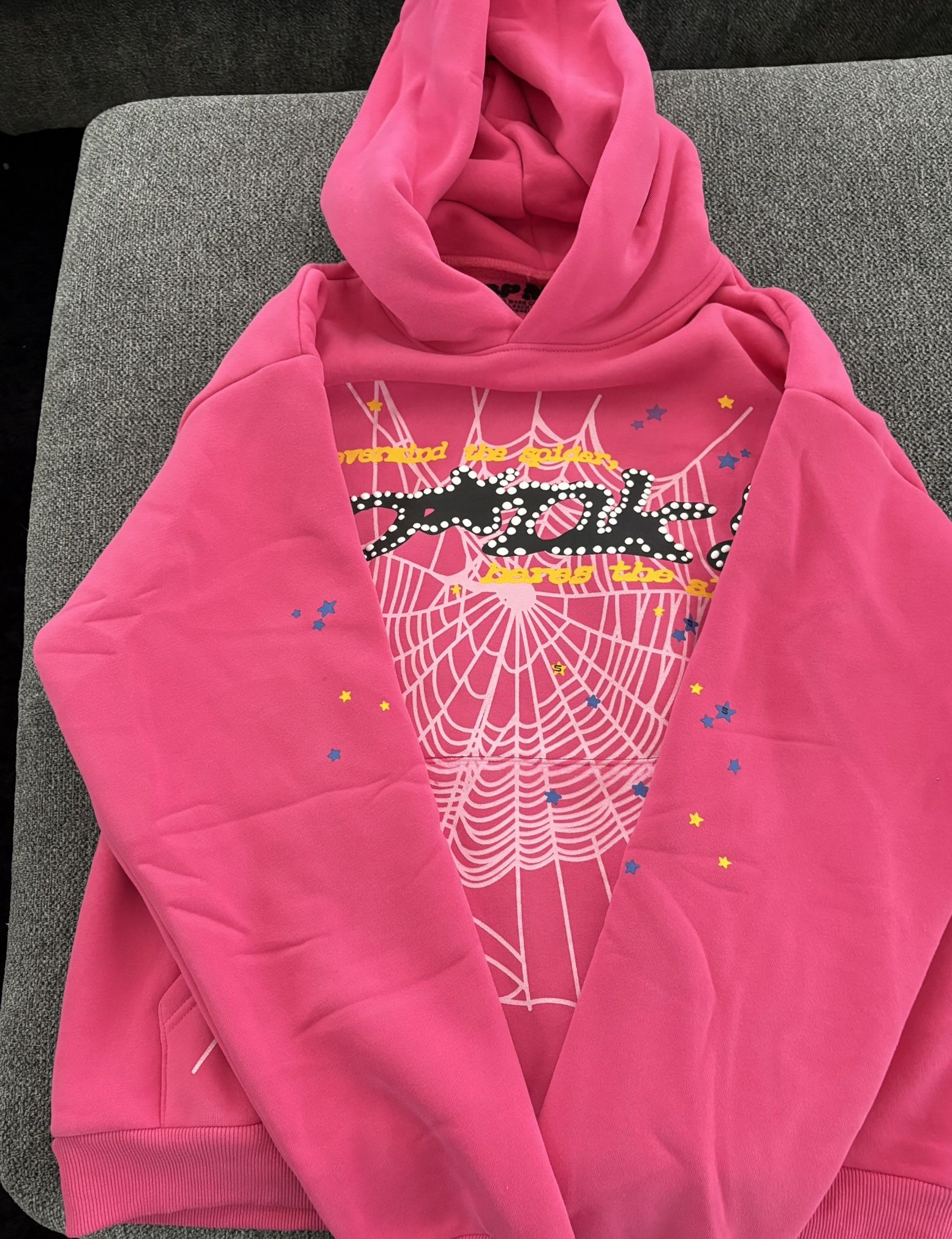 Pink Spider Hoodie