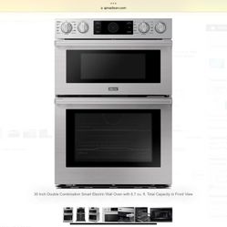 Dacor 30” Electric Microwave Oven Combo
