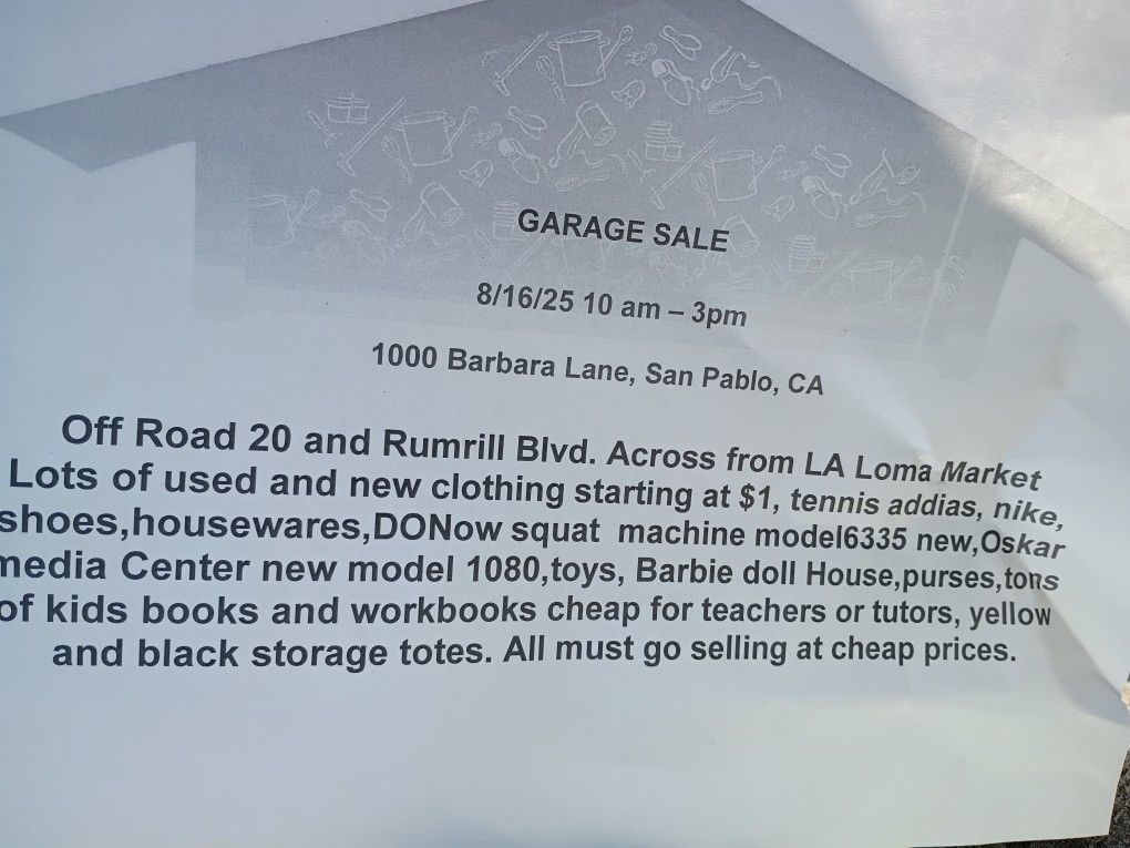 Garage Sale