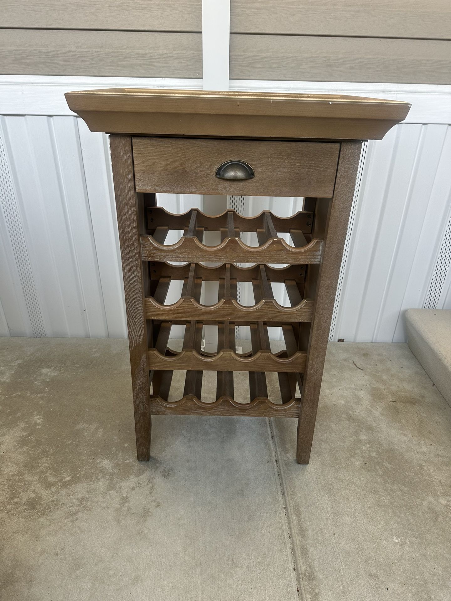 Brown Wine Rack
