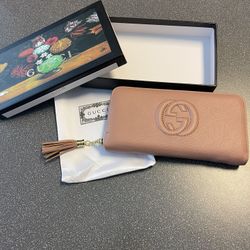 Pink Long Wallet