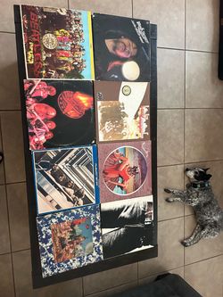 Rolling Stones, Beatles, Led Zeppelin, Seger, outlaws, 10cc. Albums.