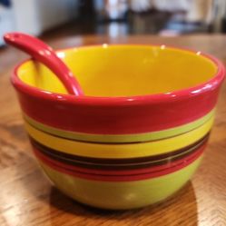 Tastefully Simple Dansk Caribe Aruba Soup Cereal Bowl 