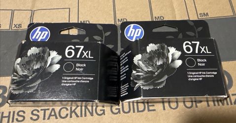 HP 67XL Black Ink Cartridges – 2 Pack