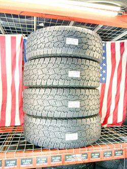 ✅ LT275/65R20 TOYO OPEN COUNTRY ATII ALL TERRAIN 275 65 20 USED TIRES SET
