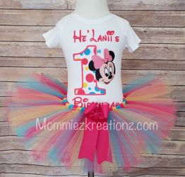 Minnie Tutu Set - ANY Theme