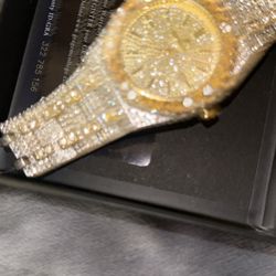 moisanite vvs ap watch 