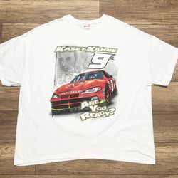 Vintage 2004 Kasey Kahne NASCAR Double Sided Chase Authentics T Shirt Mens 2XL