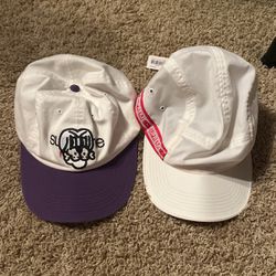 2 Authentic Supreme Hats 