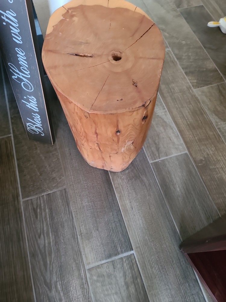 Tree Stub End Table