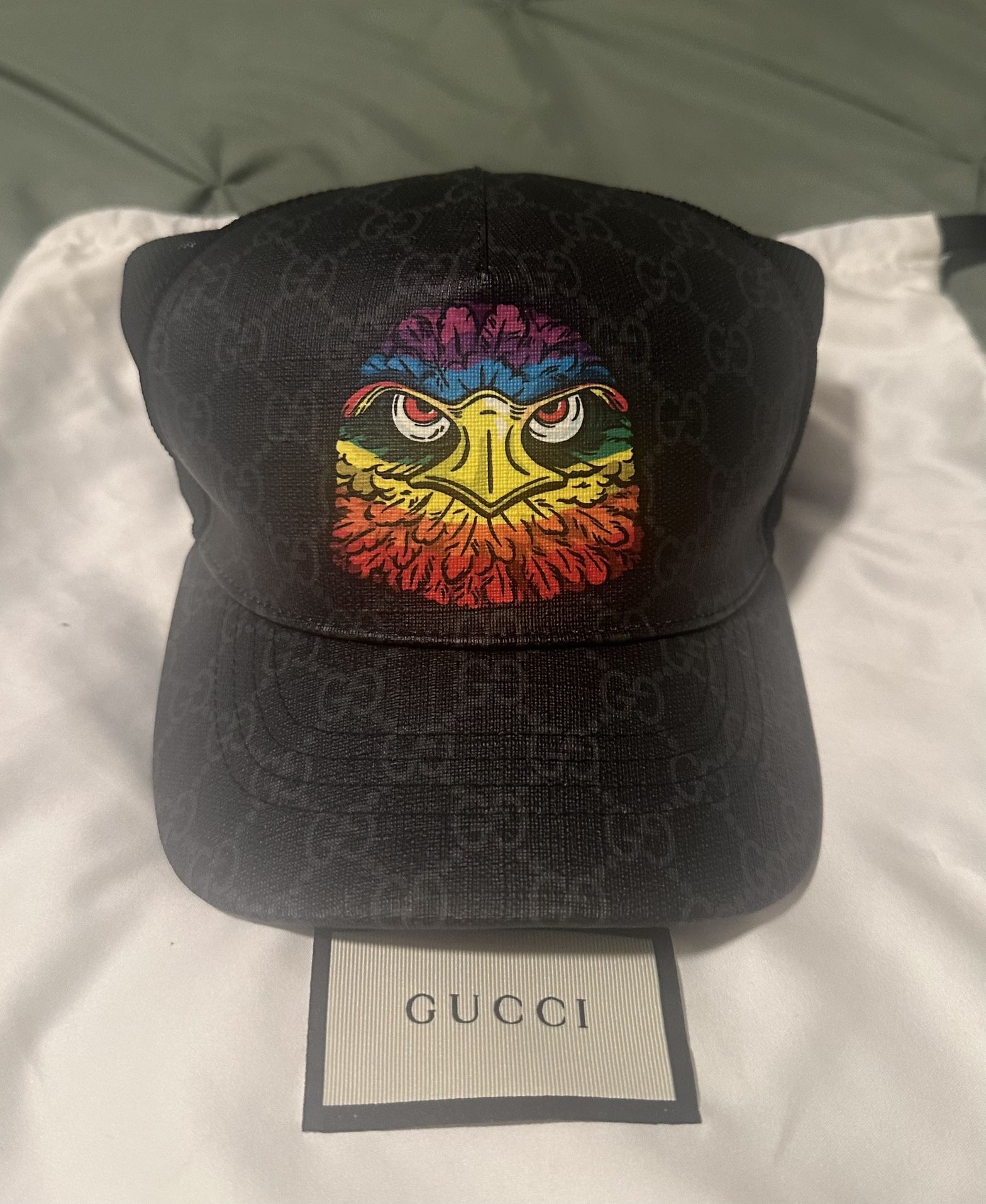 Gucci Eagle Hat Size Medium 