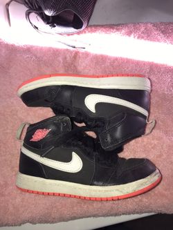 12C girls Jordan’s (neon pink, black,white)