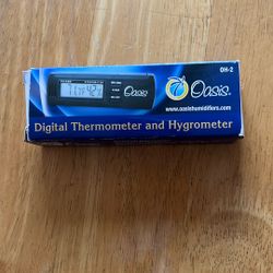 Oasis Digital Thermometer And Hygrometer 