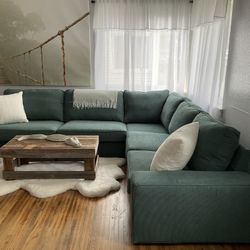 IKEA 3 PIECE KIVIK CORNER SECTIONAL 