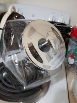 Glass canister with Stainless Steel Lid