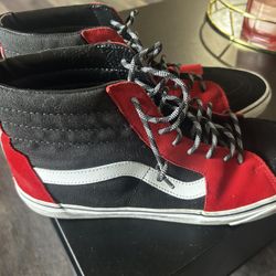 Red, Black & White Vans