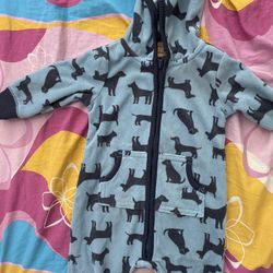 Fleece Sleep And Plays And One Cotton Onesie 6 Months
