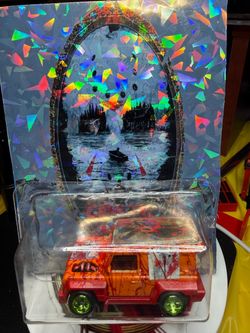 Custom Horror-Themed Die-Cast Toy Car