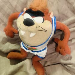 Vintage 1996 Space Jam Tasmanian Devil Plush