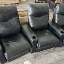 Leather Recliner 3 Pieces 