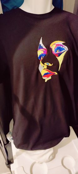 Custom Embroidery Large T-shirt