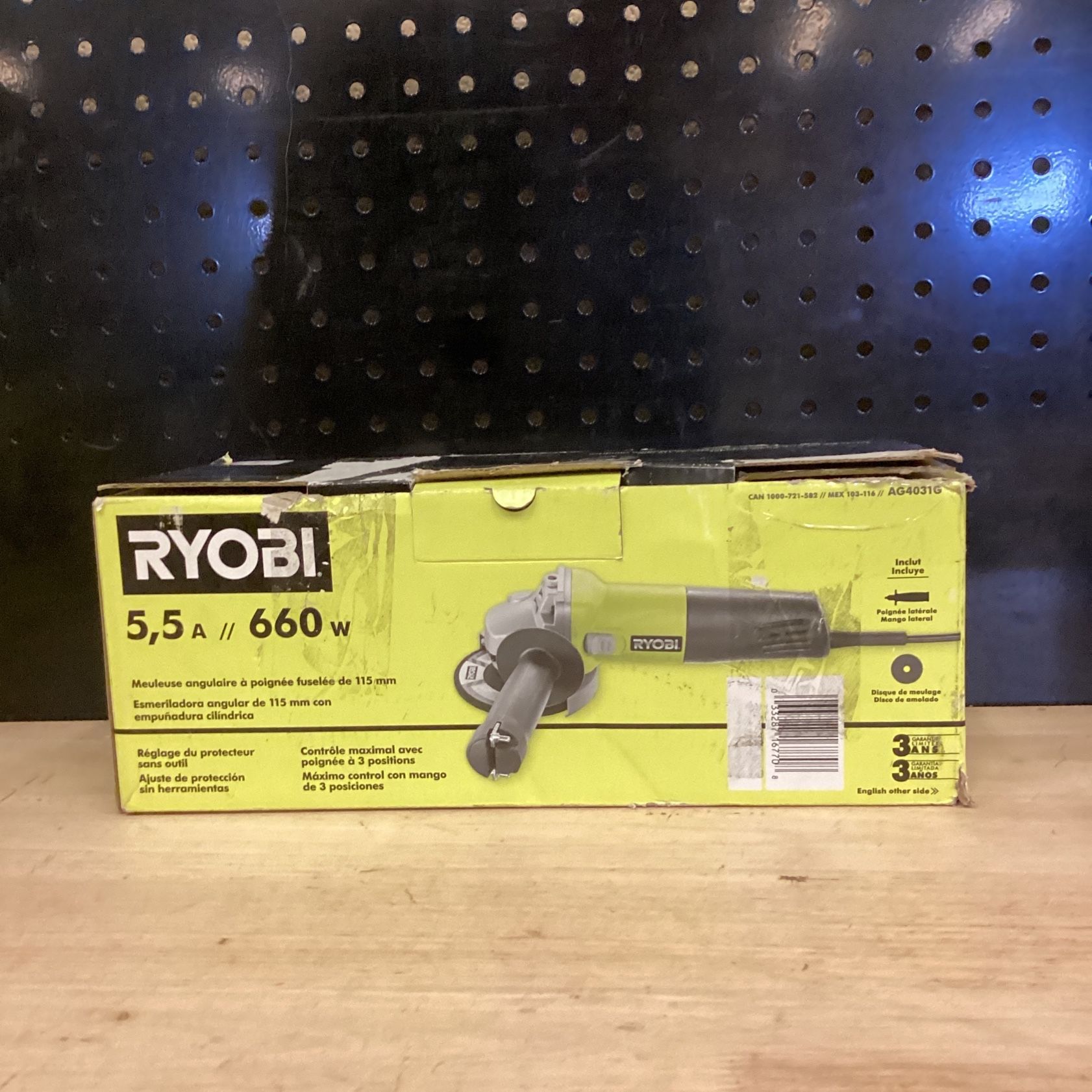 5.5 Amp Corded 4-1/2 Angle Grinder - RYOBI Tools