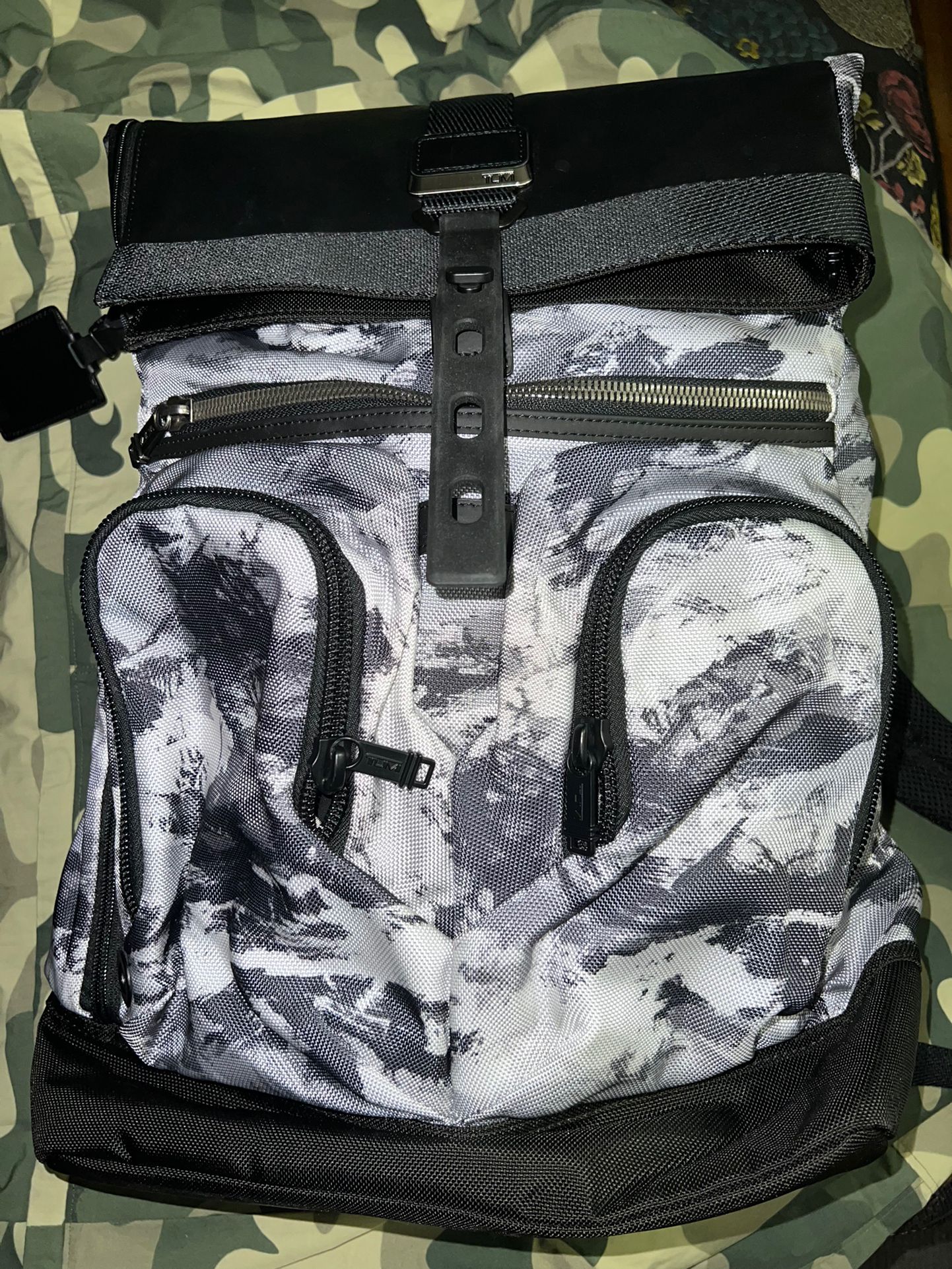 Tumi Alfa Bravo London Roll Top Backpack NEW