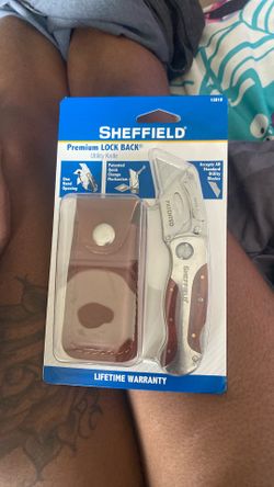 Sheffield premium lock back utility knife