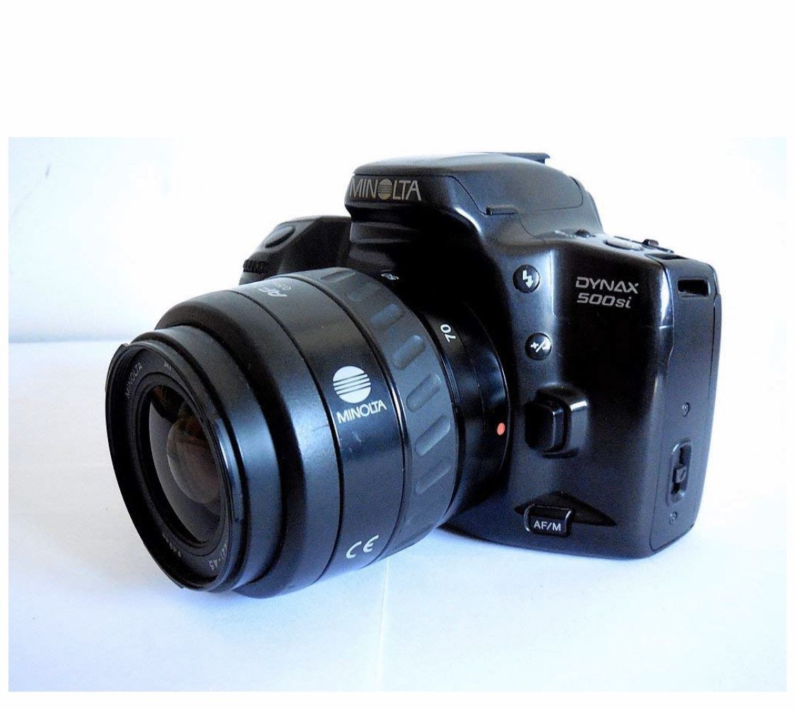 DYNAX 500 SI Super Minolta AF Camera with Lens & Filter comes with case- vintage