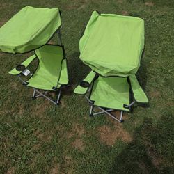 Kids Camping Folding Chair with Canopy