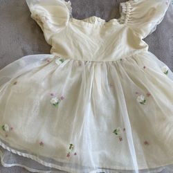 Yellow Toddler Girl Dress