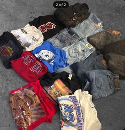 Mixed clothes need gone Denim + streetwear