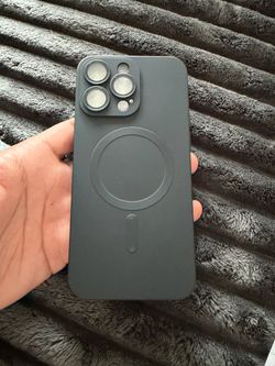 Black MagSafe iPhone 15 Pro max Phone Case